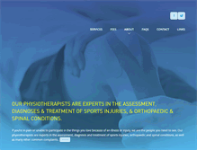 Tablet Screenshot of ferniephysio.com